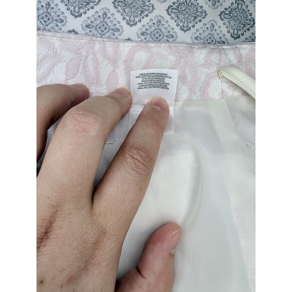 Kasper Light Pink Embroidered Pencil Skirt Women’s Petite Size 14P - Picture 9 of 9